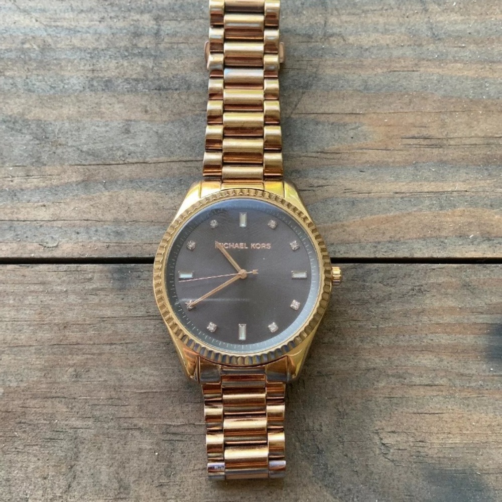 Michael Kors Ladies Watch Rose Gold MK3227